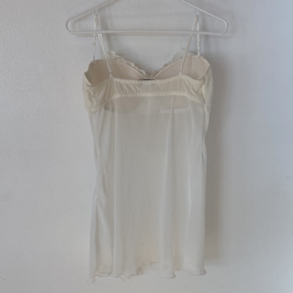 Linea Donatella bridal white embellish with pearls and lace chemise - Picture 6 of 7